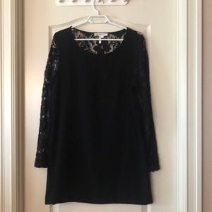 EUC BCBG Shift Dress with Lace Detail